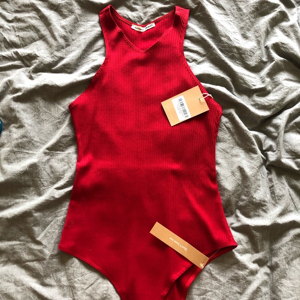 NWT Reformation Audri Bodysuit (XS)